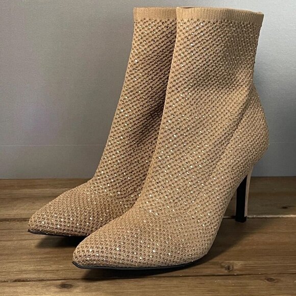 MIA Shoes - MIA Women's Mercy Stretch Rhinestones Stiletto